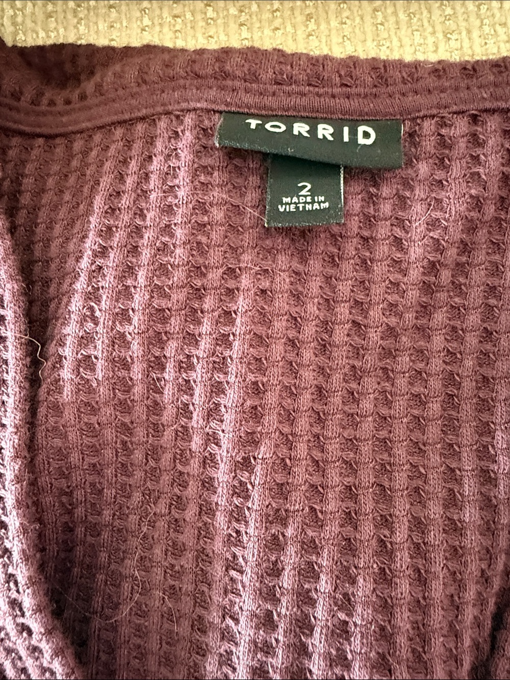 Torrid Waffle Collared
Drop Shoulder - Picture 5 of 8